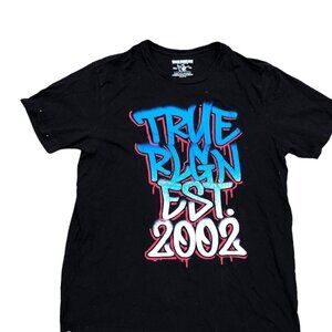 Vintage True Religion Shirt XXL Black Big Logo